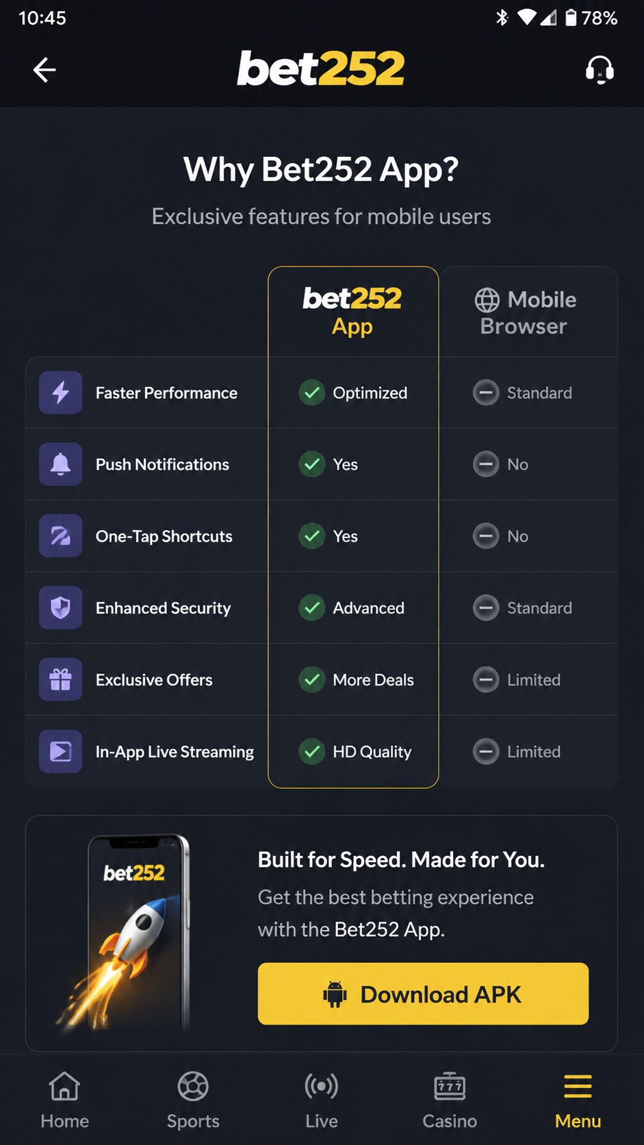 bet252 screenshot