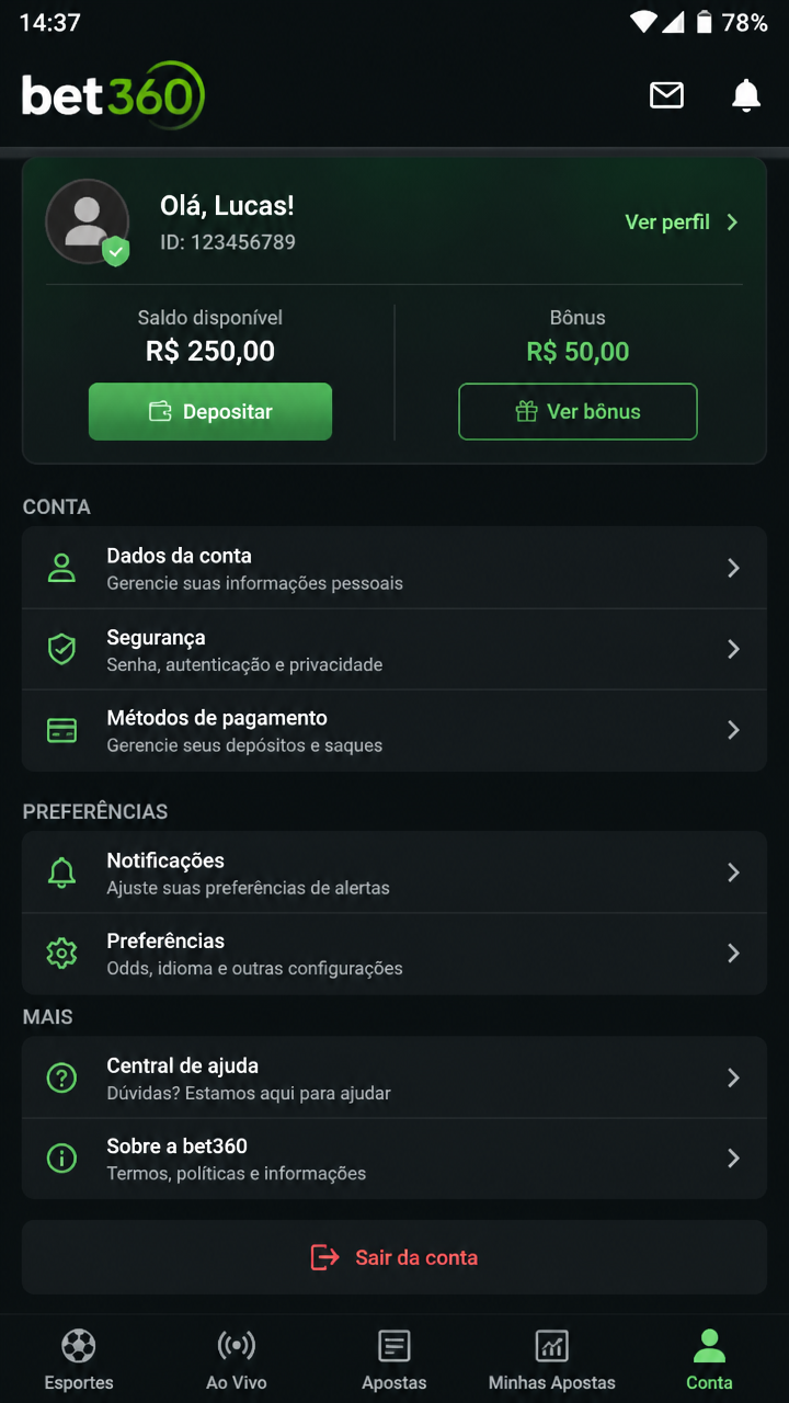 bet360 screenshot