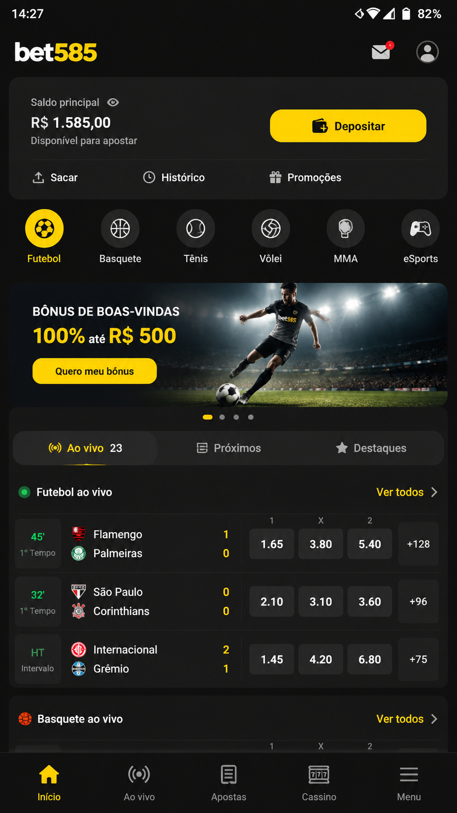 bet585 screenshot