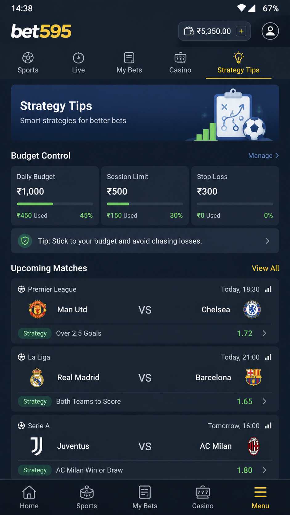 bet595 screenshot