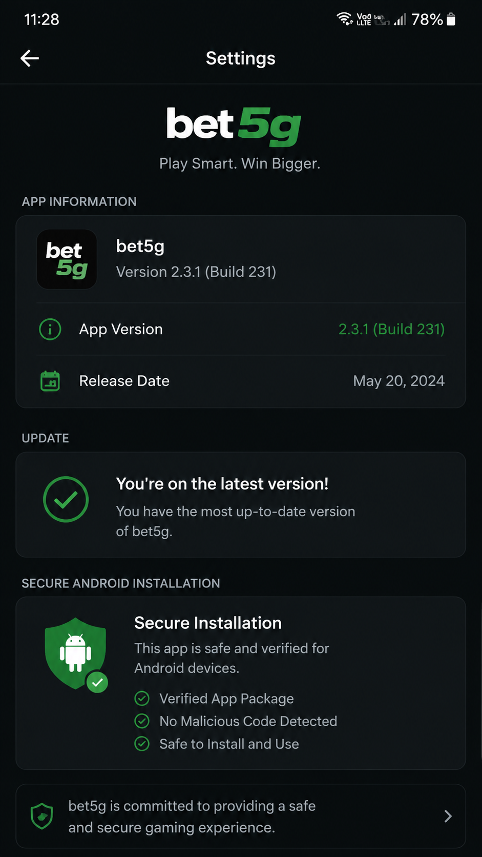 bet5g screenshot