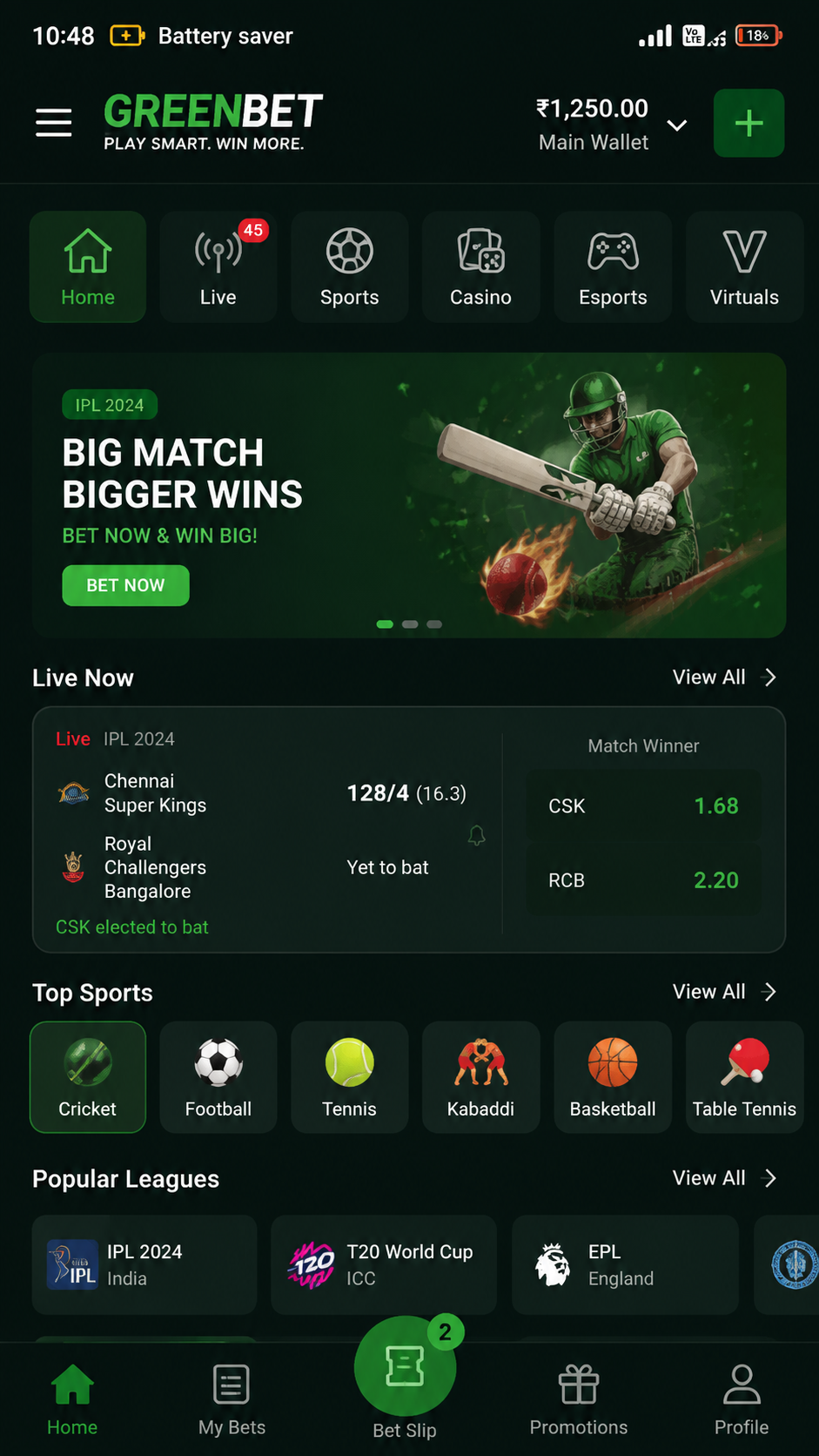 bet7 screenshot