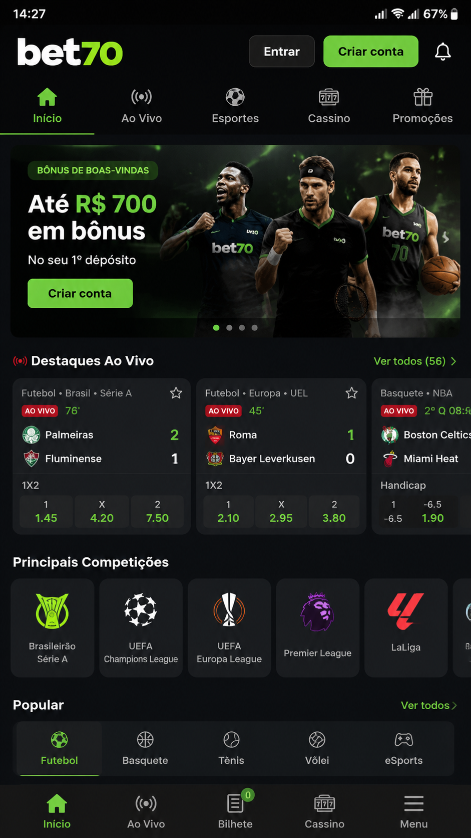 bet70 screenshot