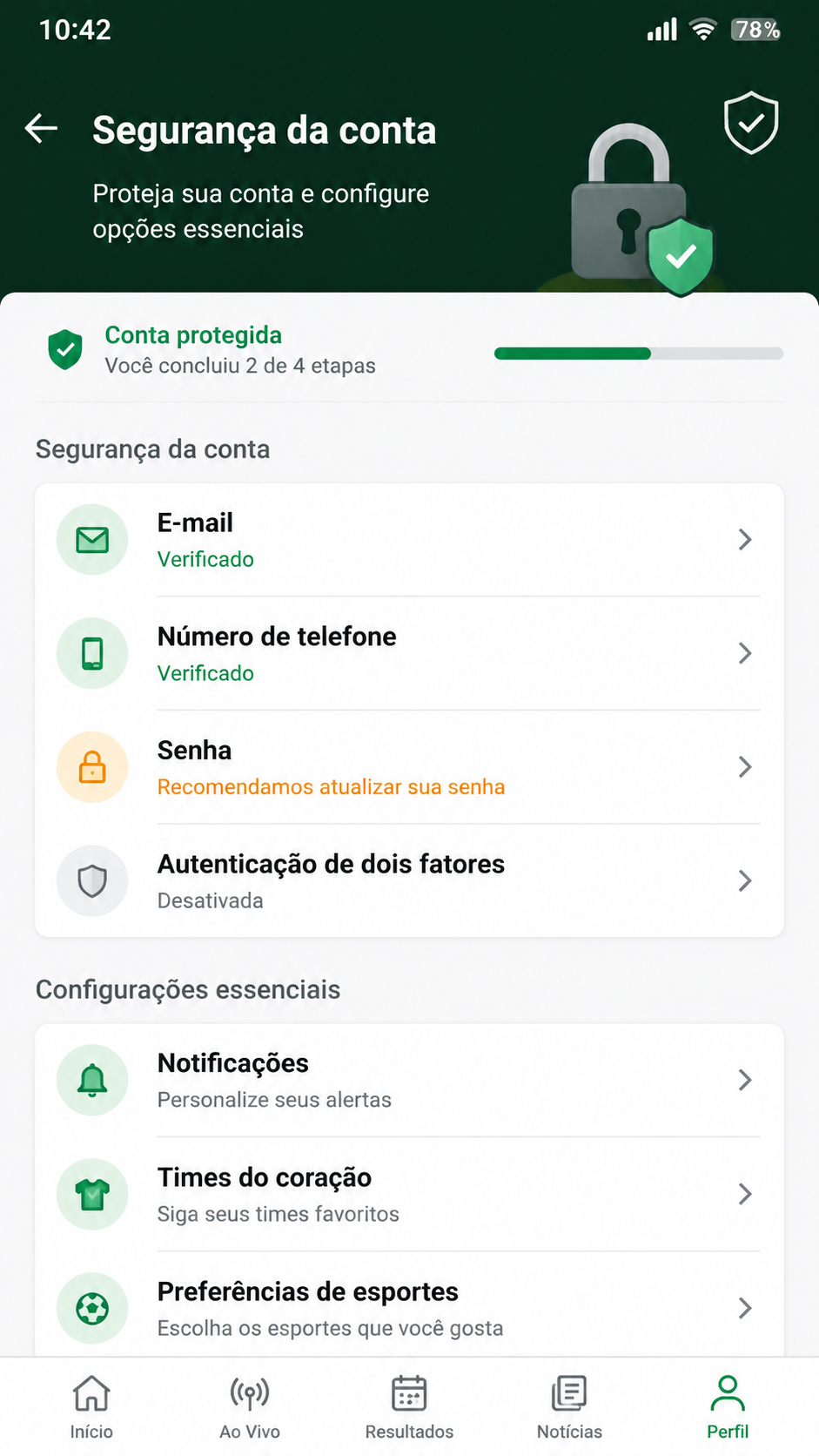 Betano screenshot