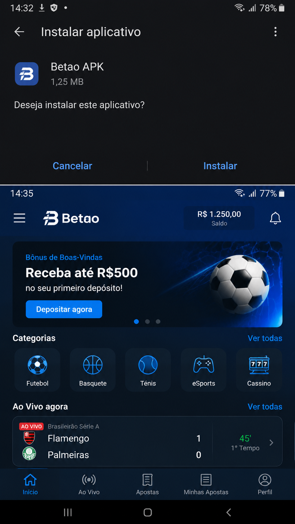 Betao screenshot