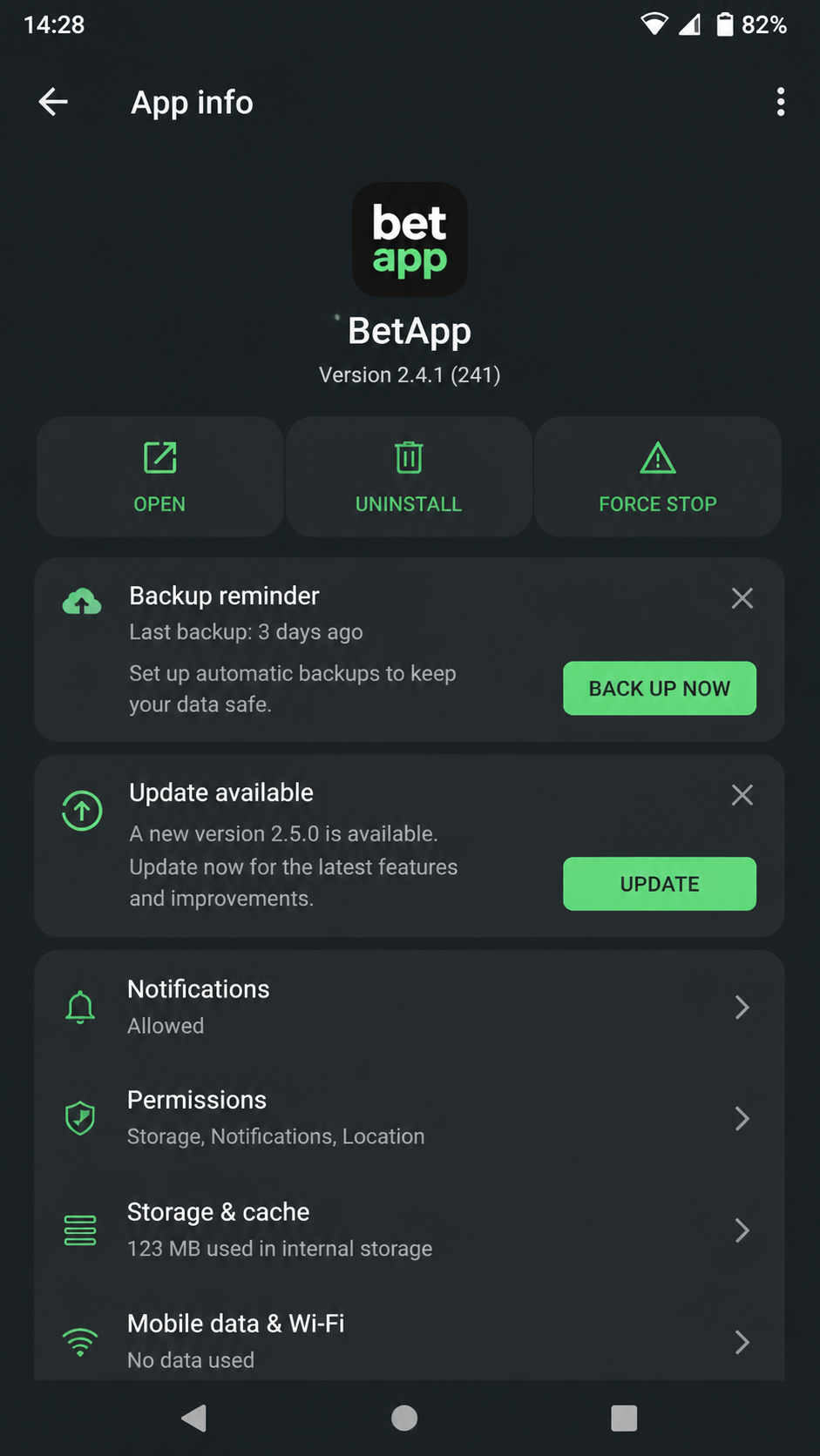 betapp screenshot