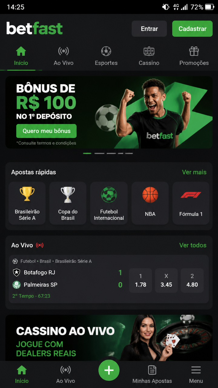 Betfast screenshot