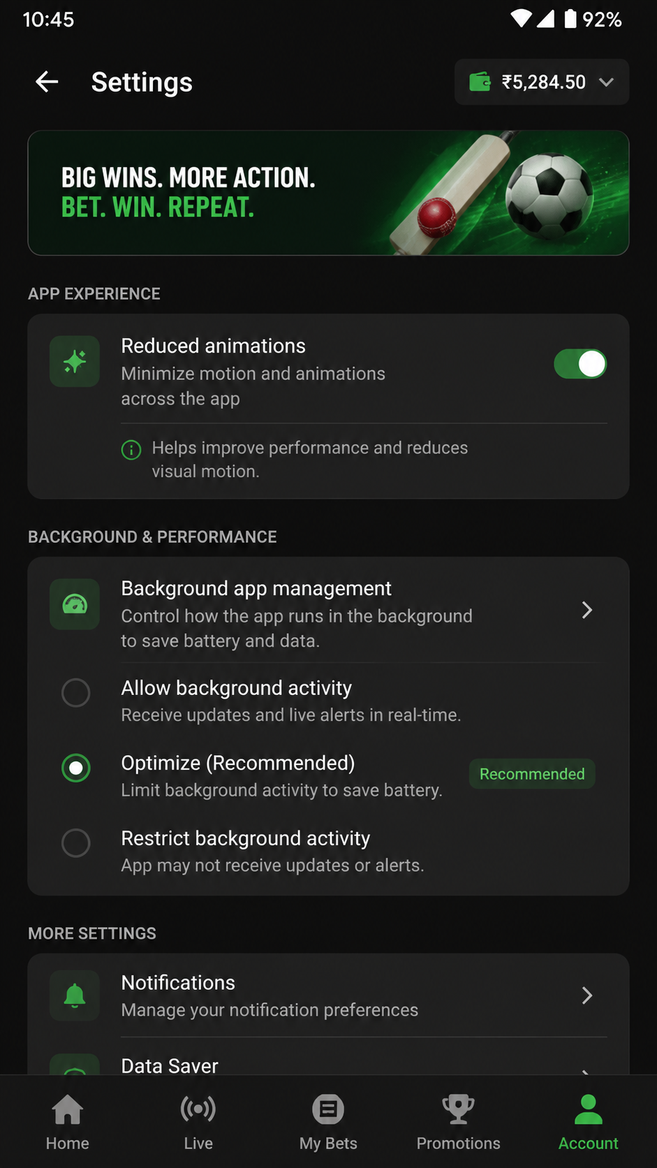 betluf screenshot