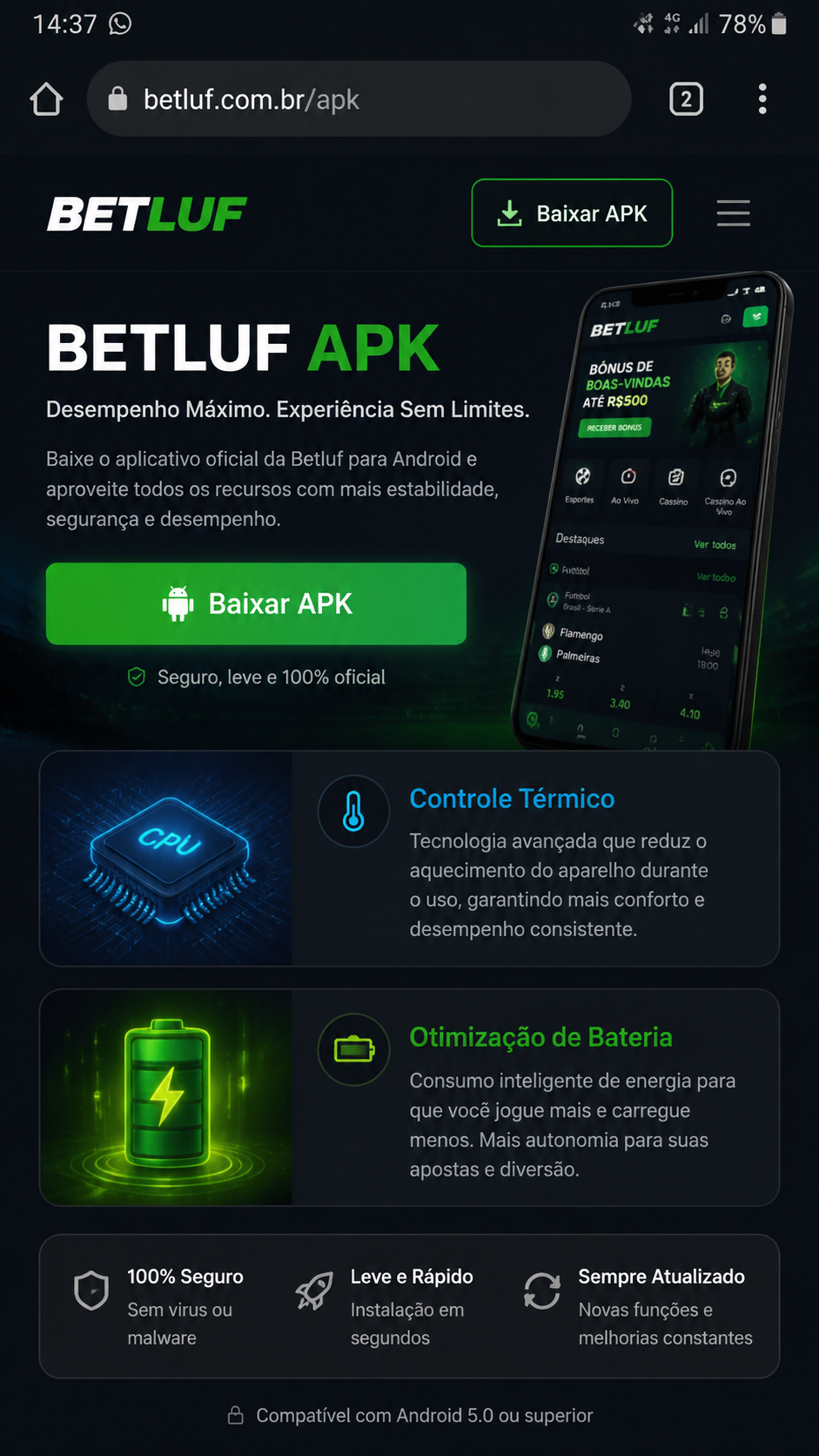 betluf screenshot