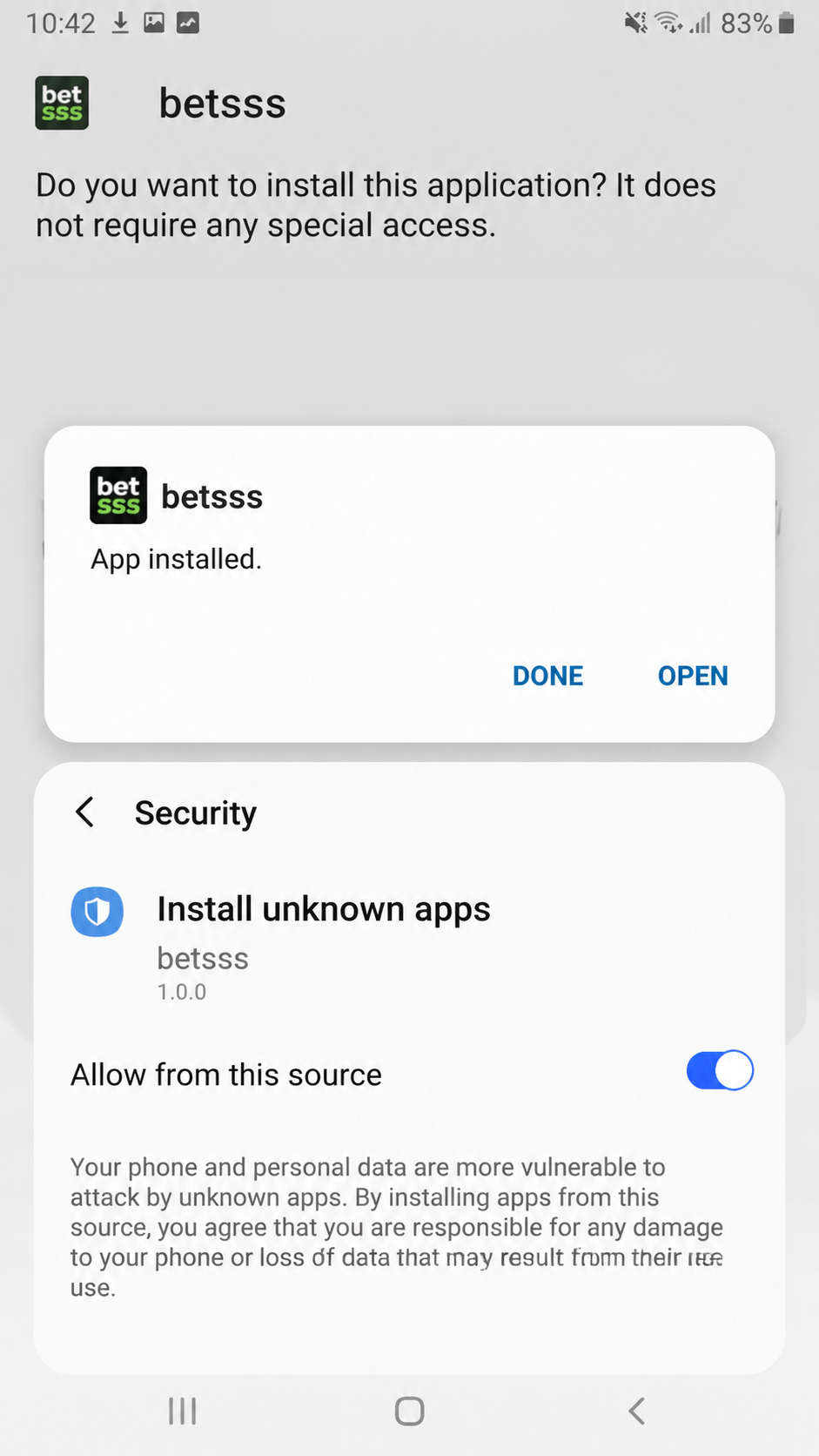 betsss screenshot
