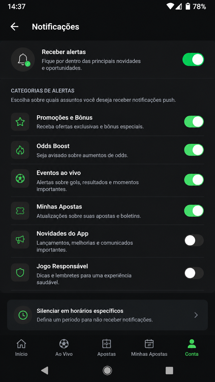 bettigre screenshot