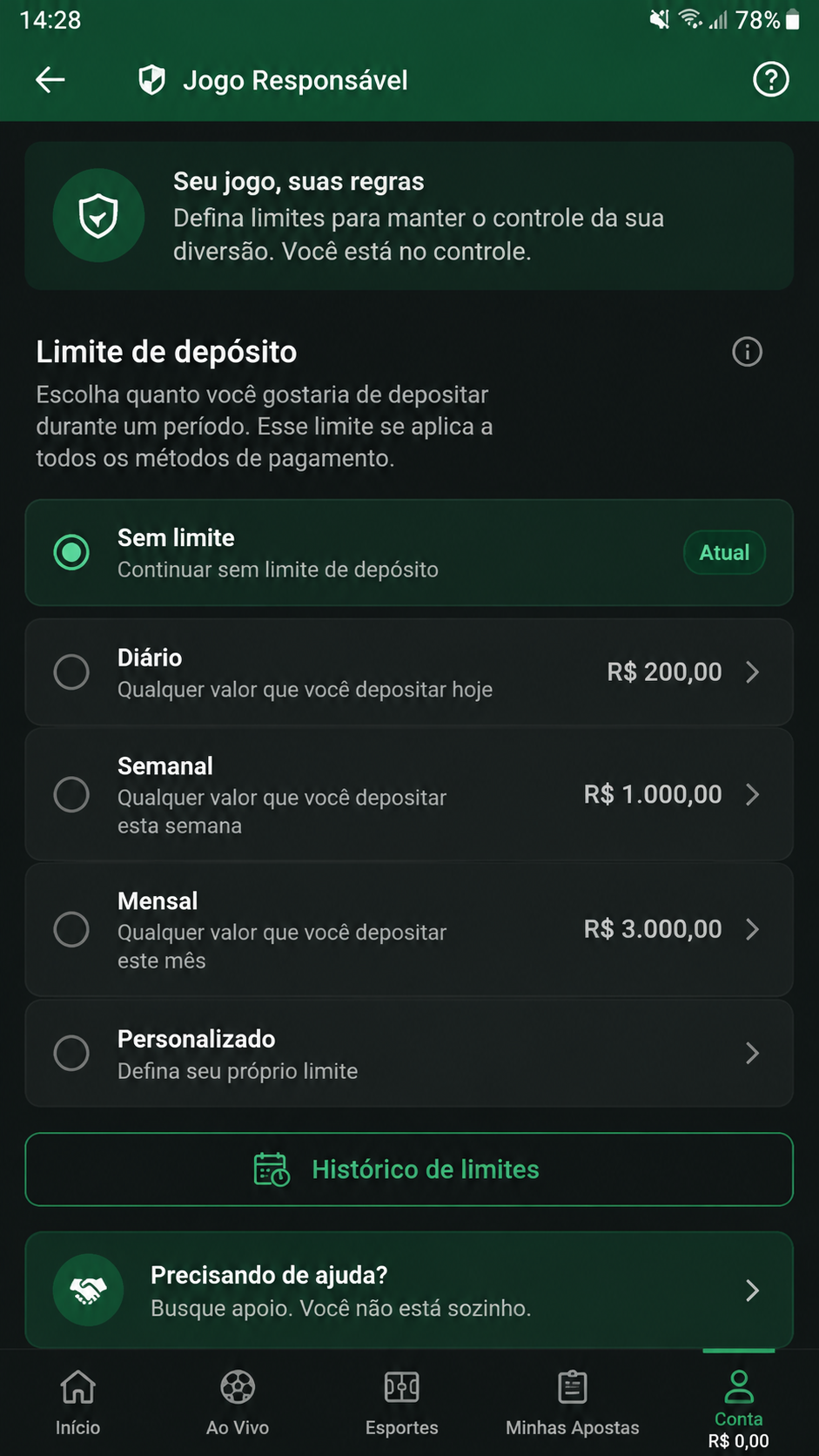 BigBet screenshot