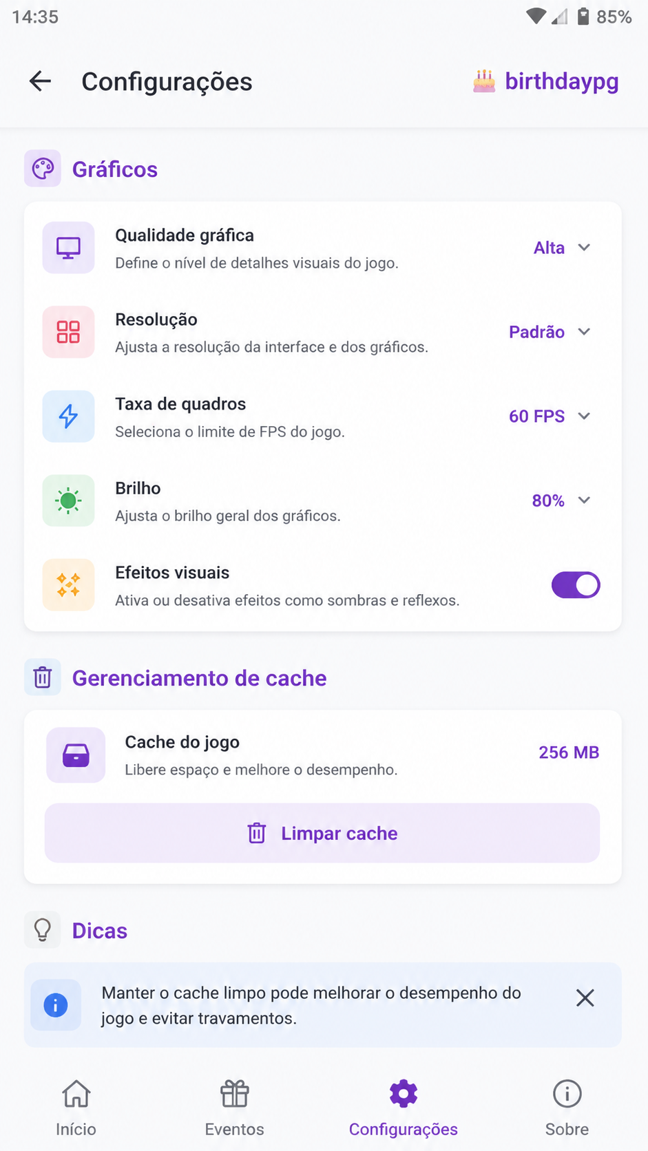 birthdaypg screenshot