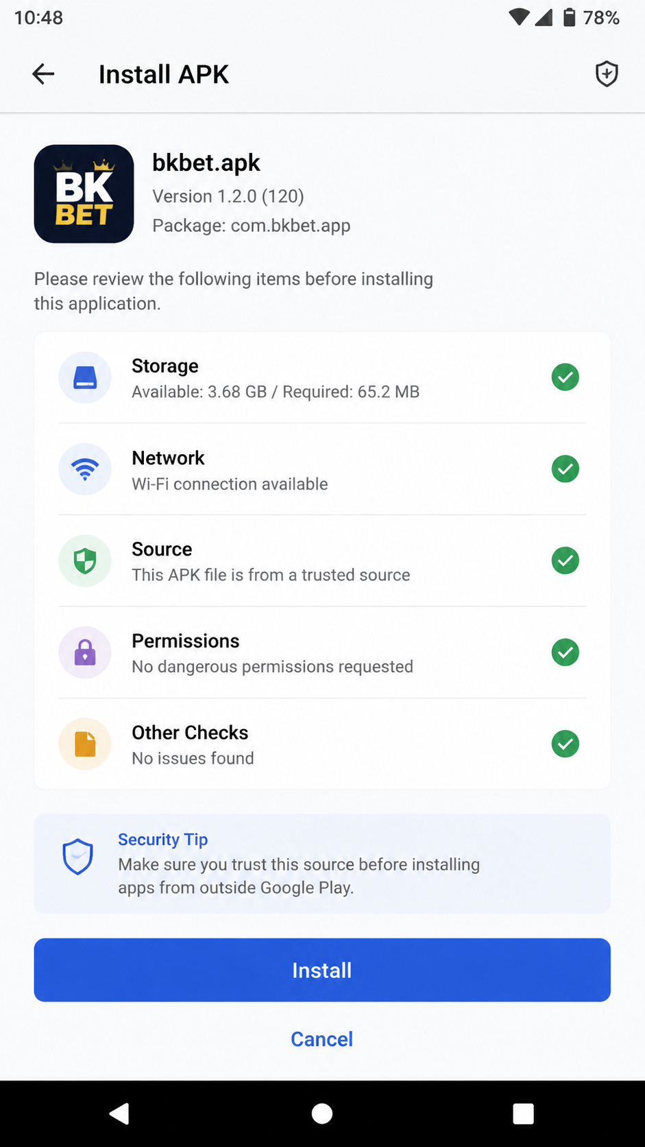 bkbet screenshot