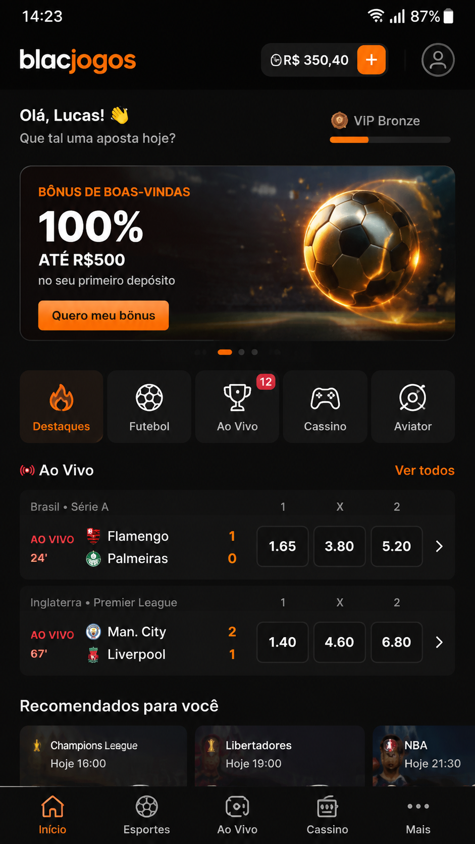 Blacjogos screenshot