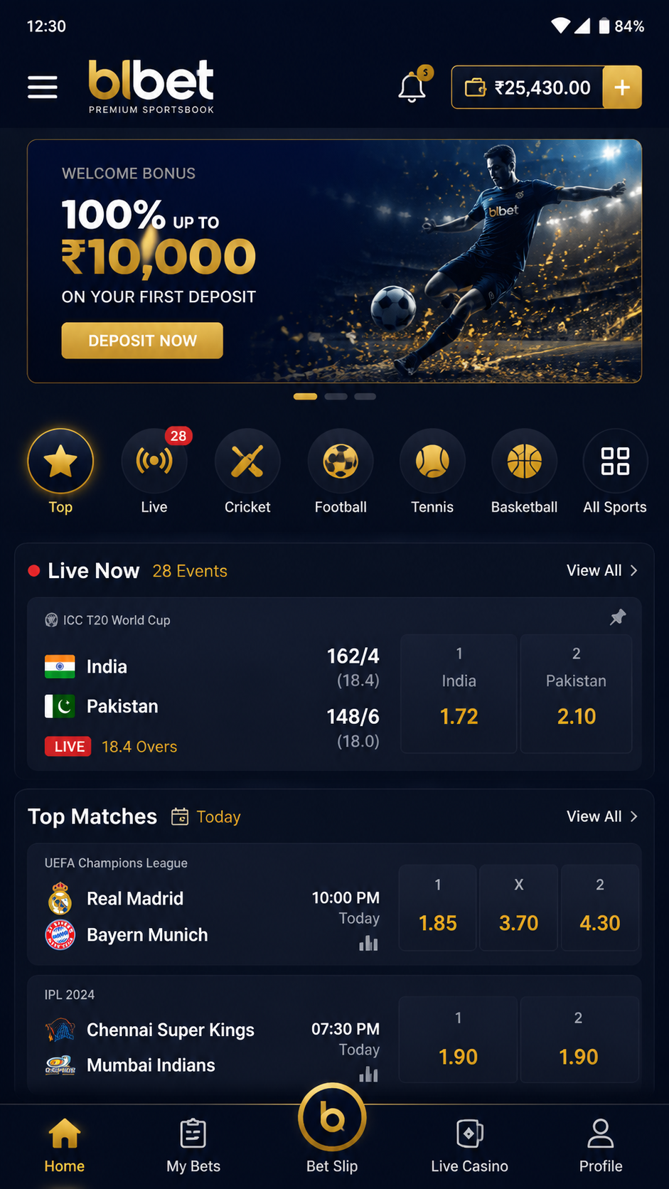 blbet screenshot