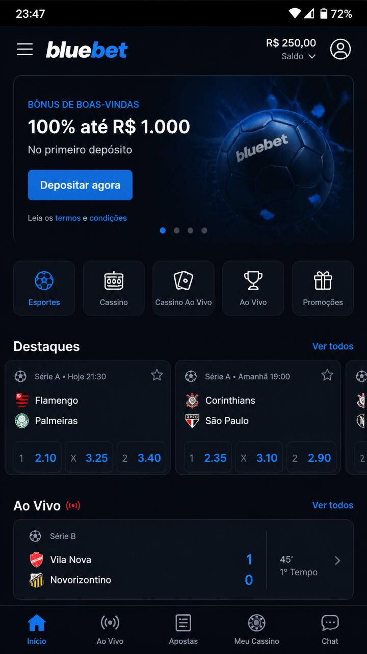 bluebet screenshot