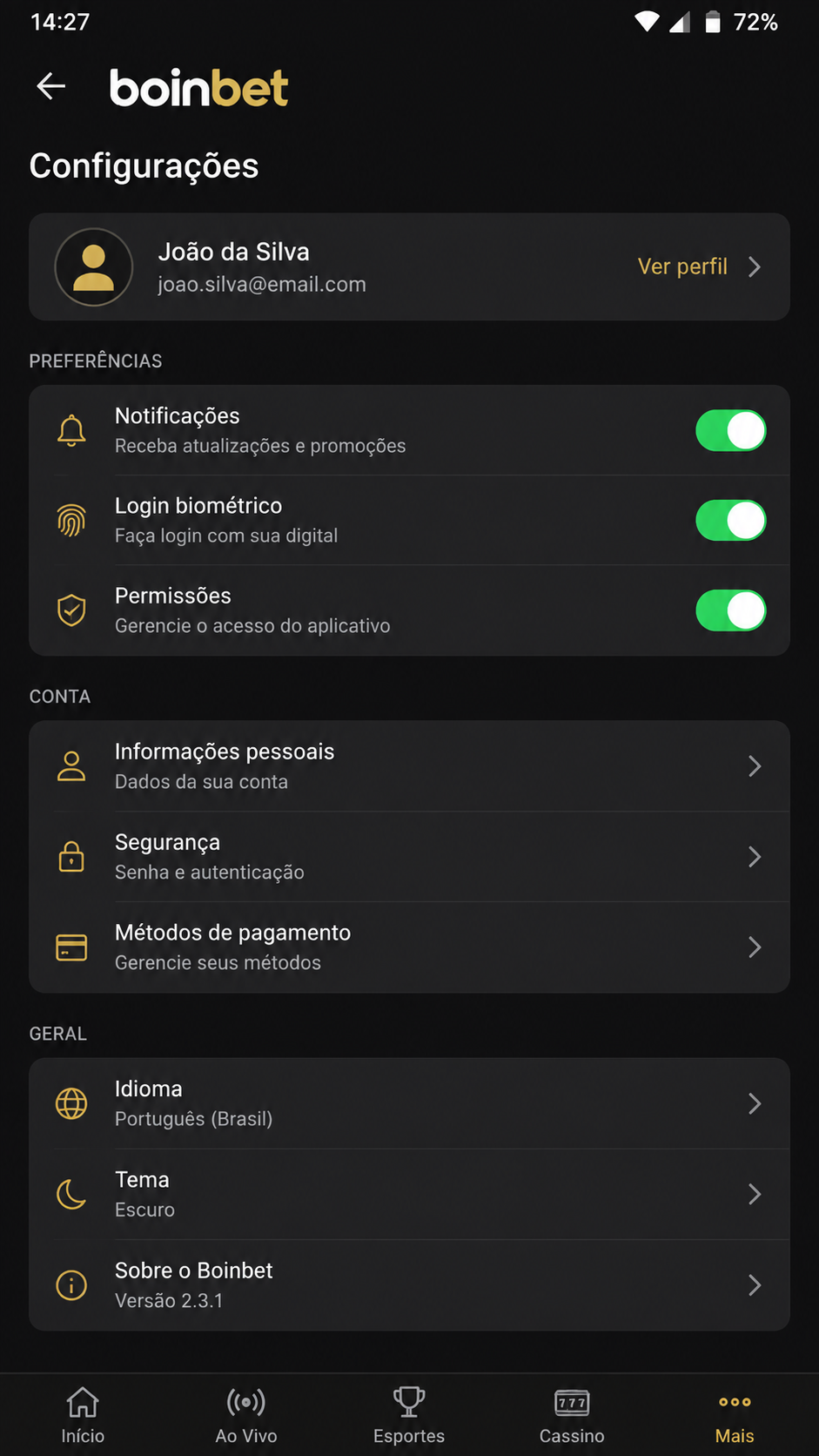boinbet screenshot