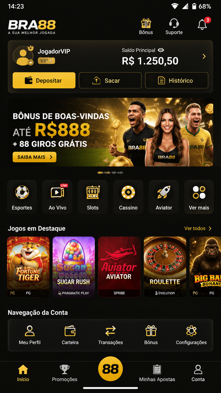 Bra88 screenshot