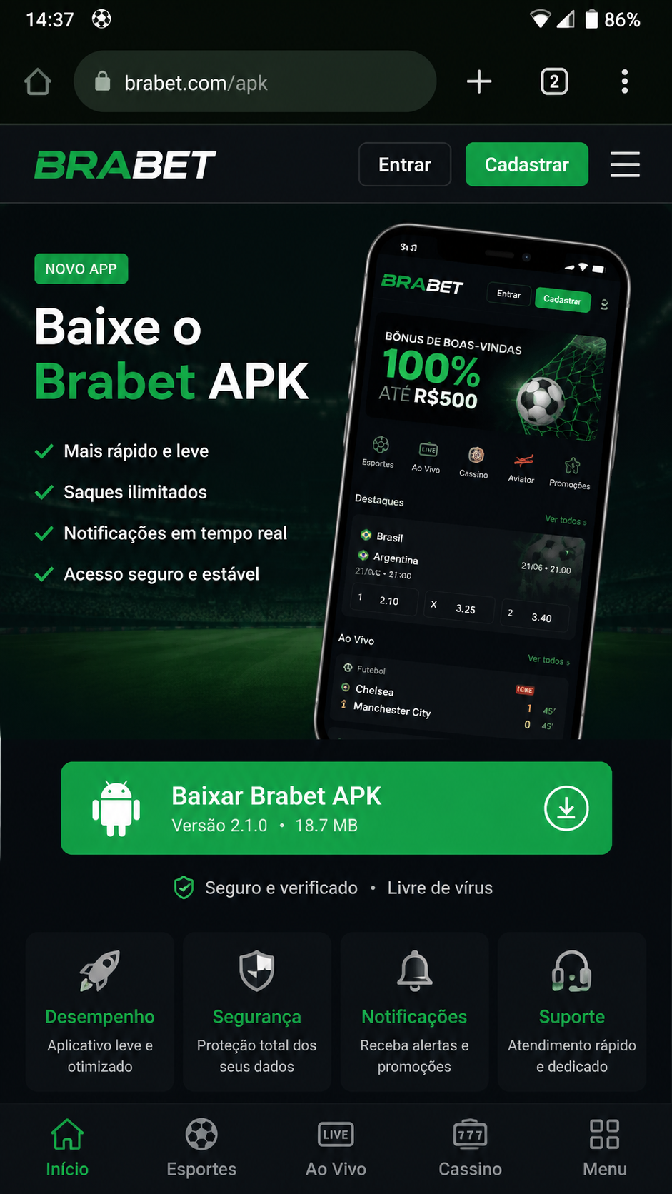 Brabet screenshot