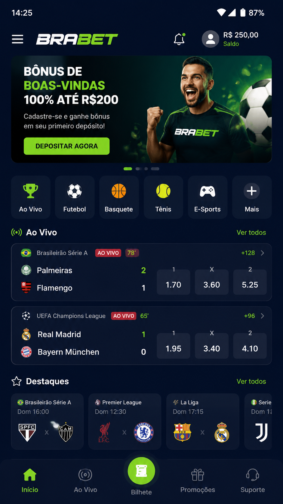 Brabet screenshot