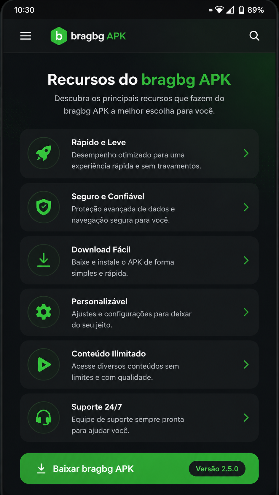 bragbg screenshot