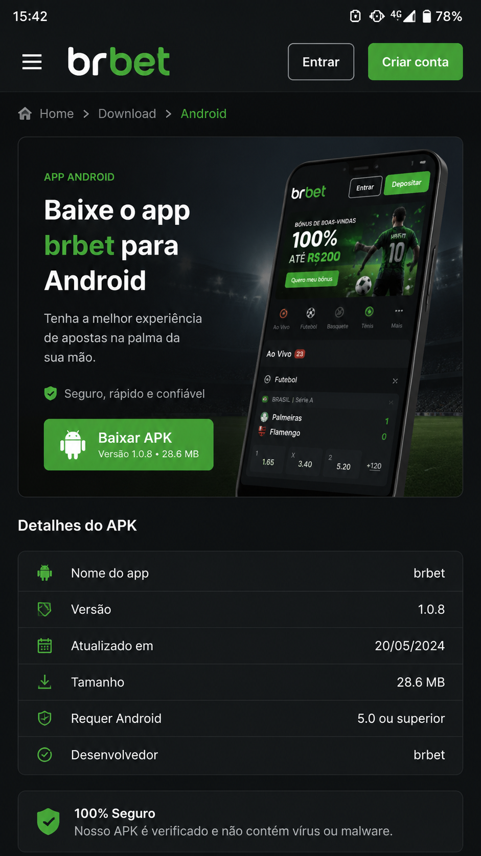 brbet screenshot