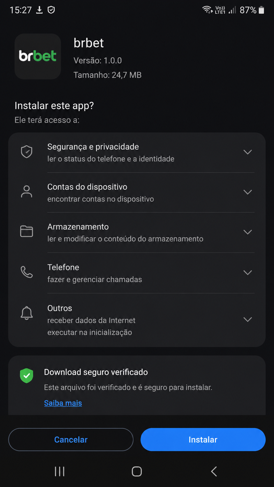 brbet screenshot