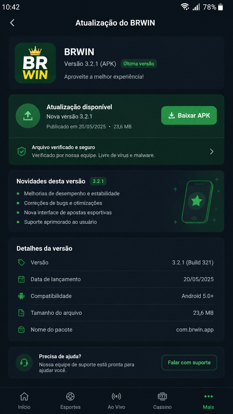 brwin screenshot
