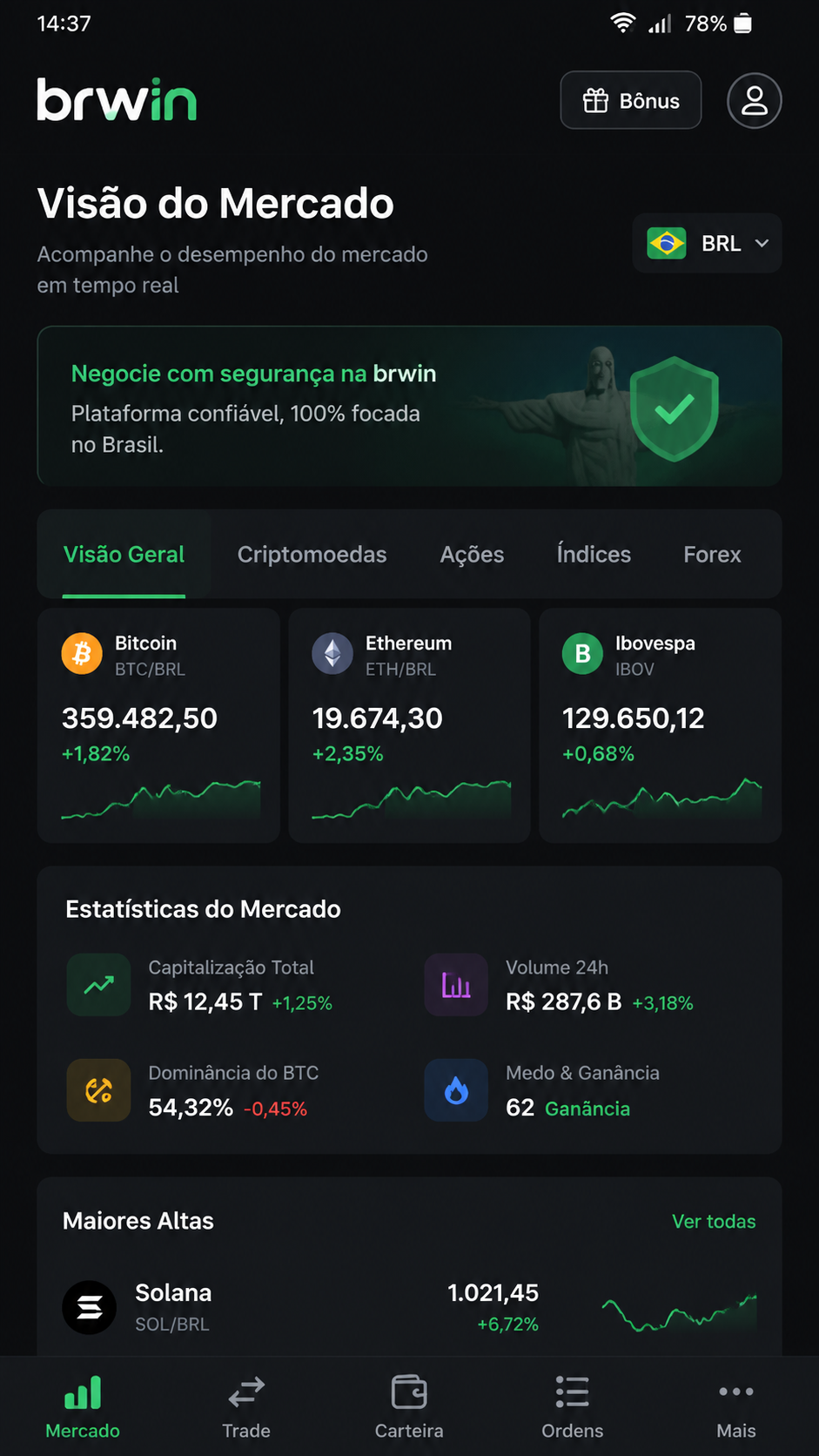 brwin screenshot