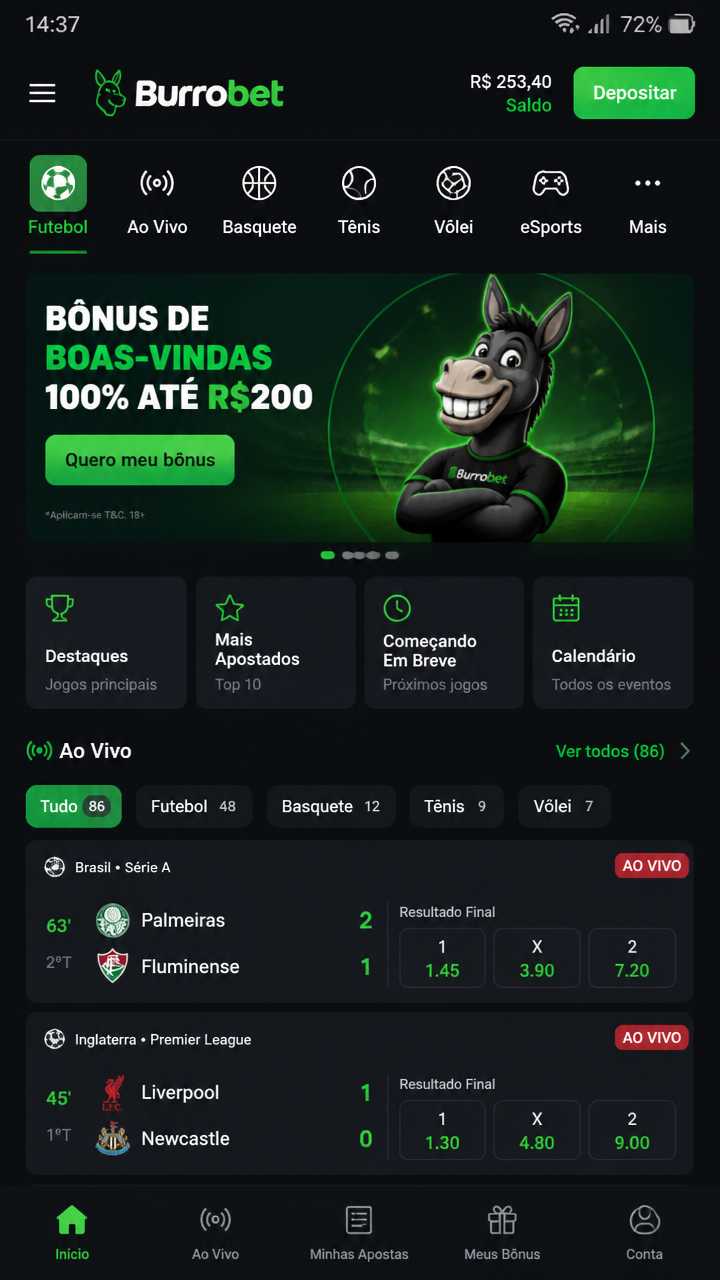 Burrobet screenshot