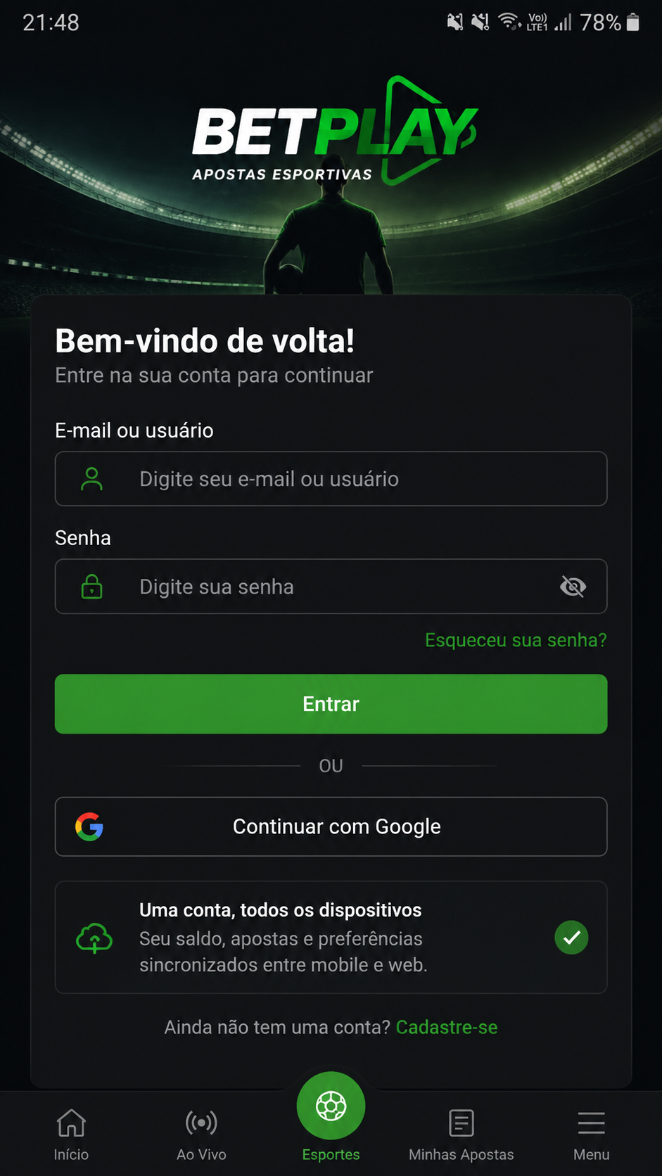 bzrbet screenshot