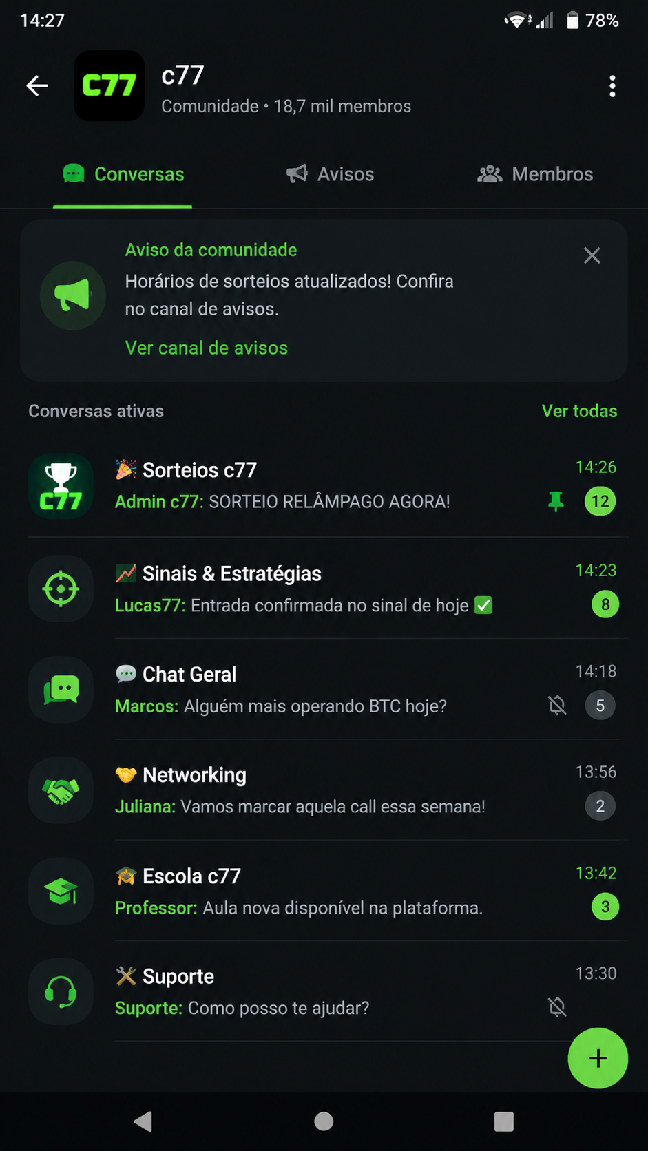 c77 screenshot