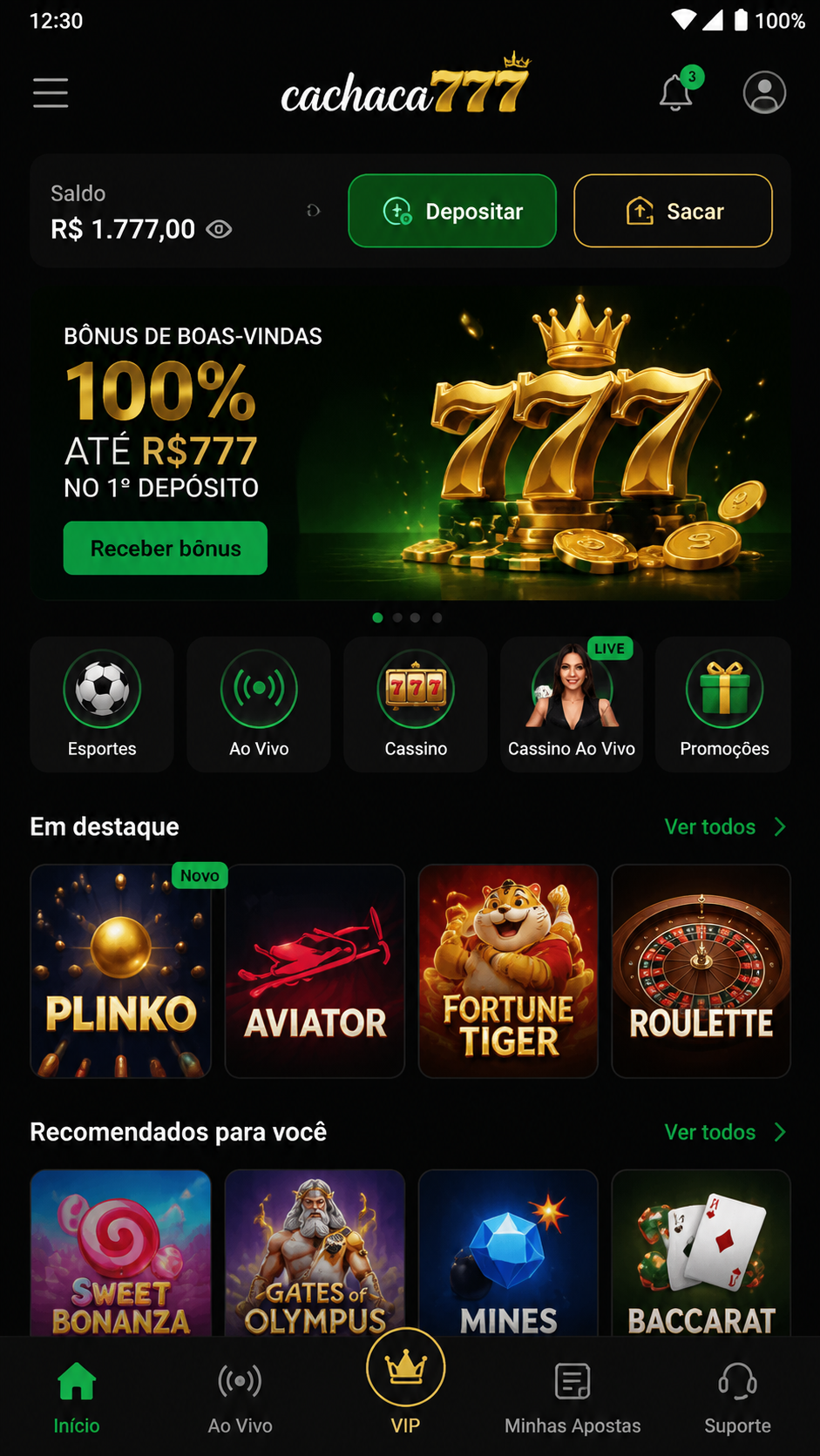 cachaca777 screenshot