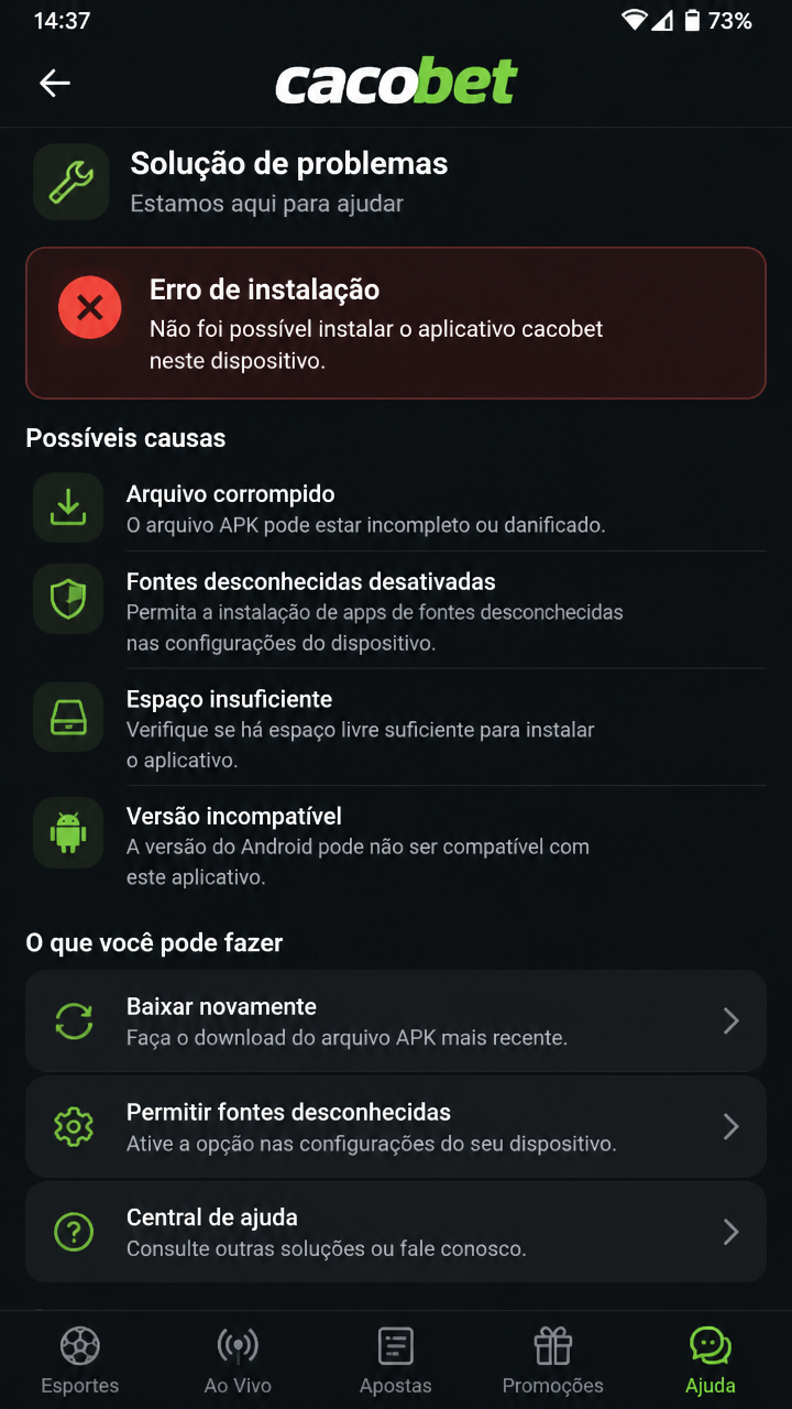 cacobet screenshot