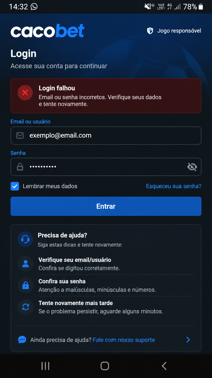 cacobet screenshot