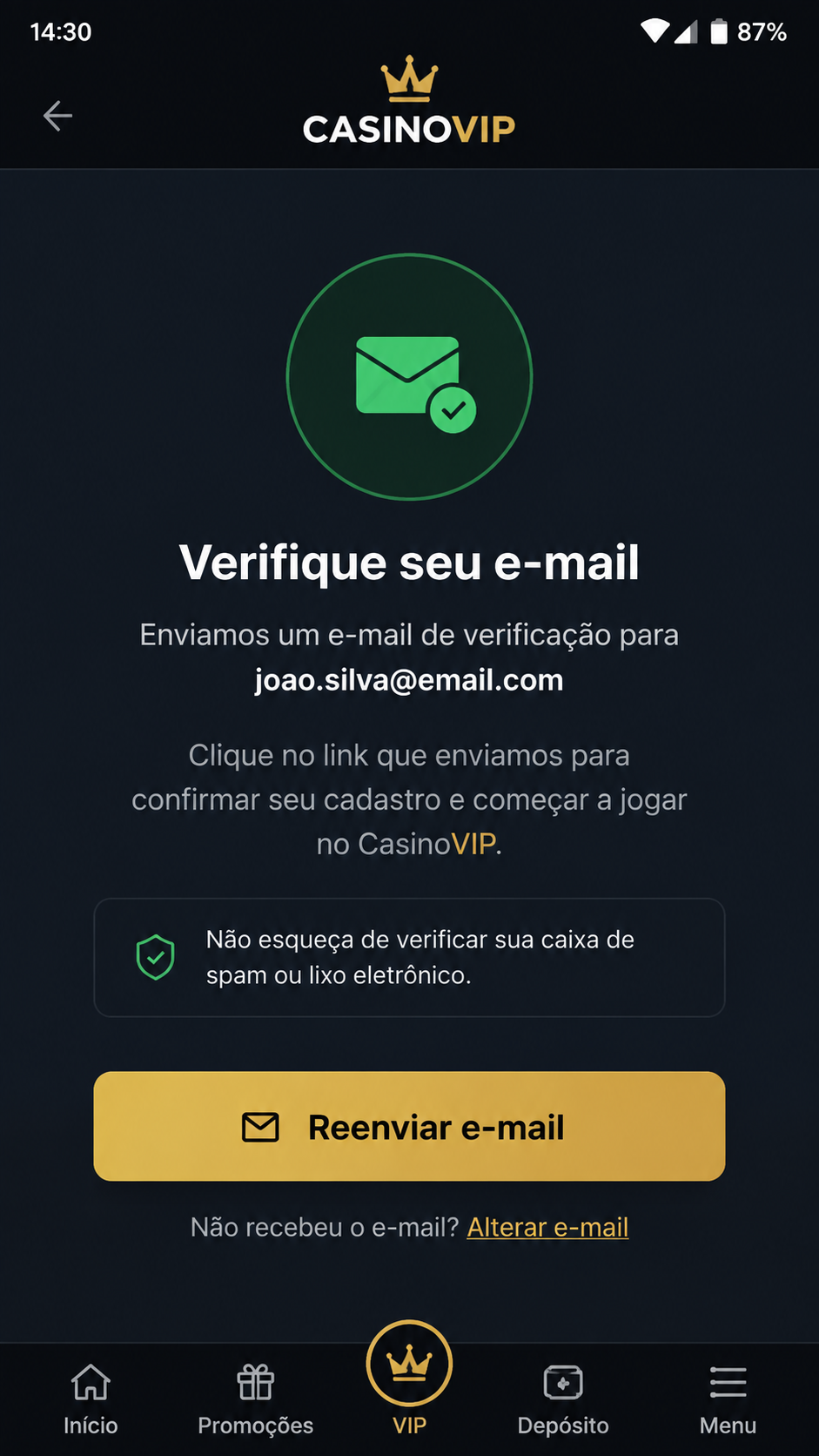 casinovip screenshot