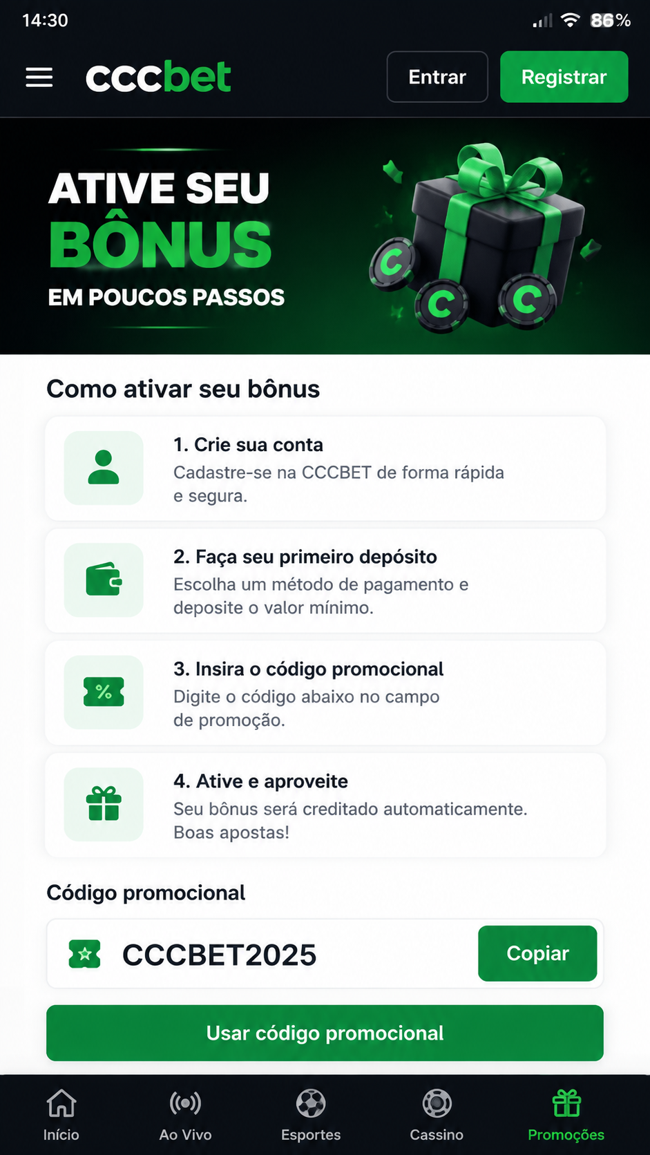 cccbet screenshot