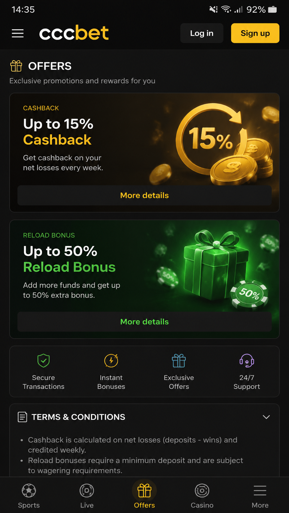 cccbet screenshot