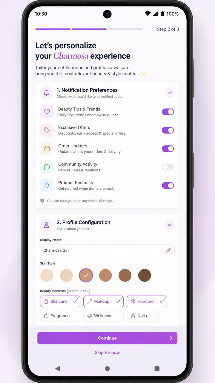 Charmosa screenshot