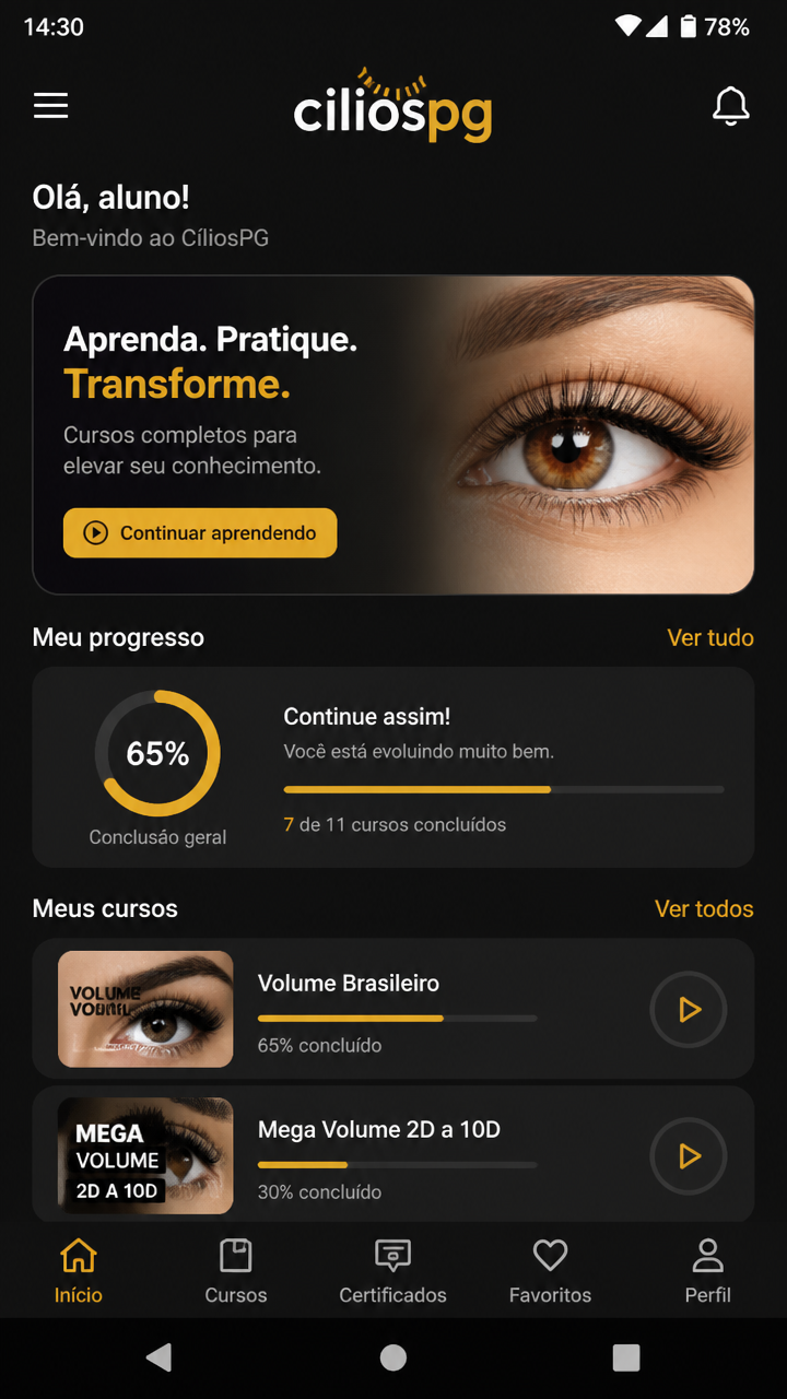 ciliospg screenshot