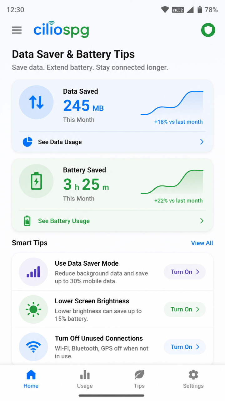 ciliospg screenshot