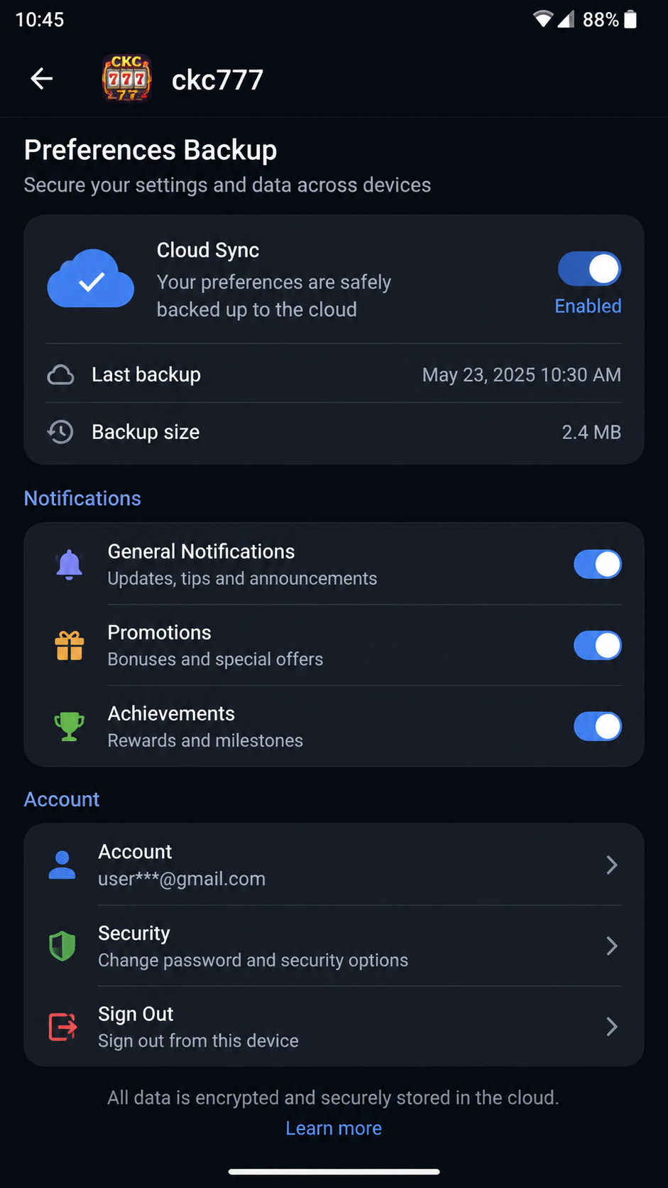 ckc777 screenshot