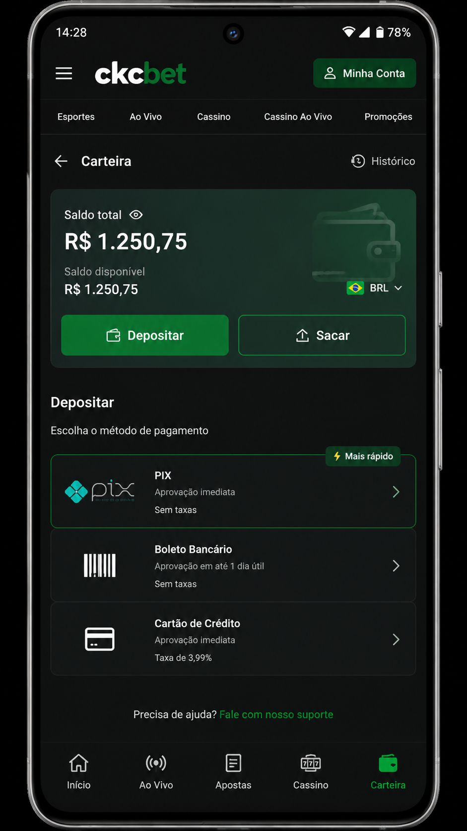 ckcbet screenshot