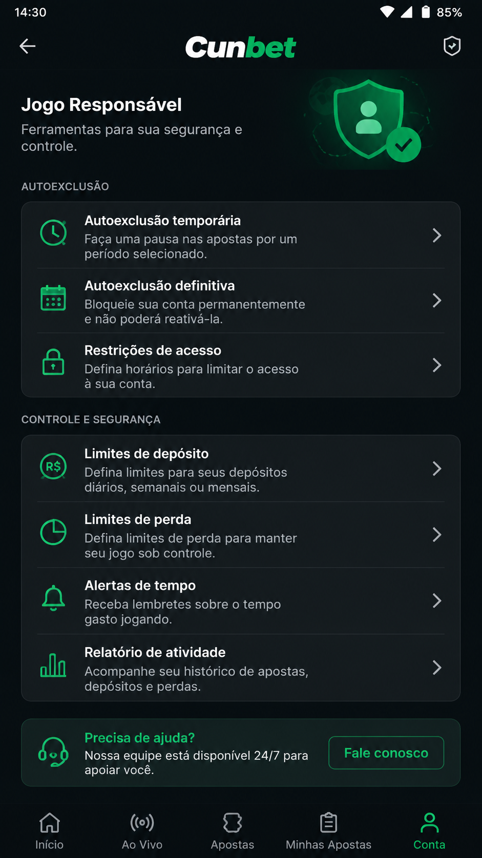 Cunbet screenshot