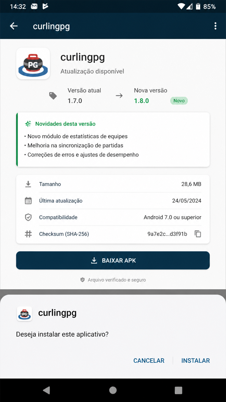 curlingpg screenshot