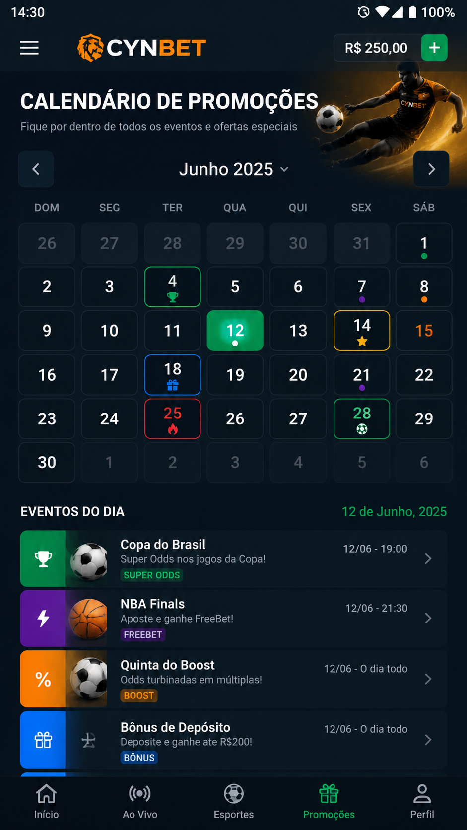 Cynbet screenshot