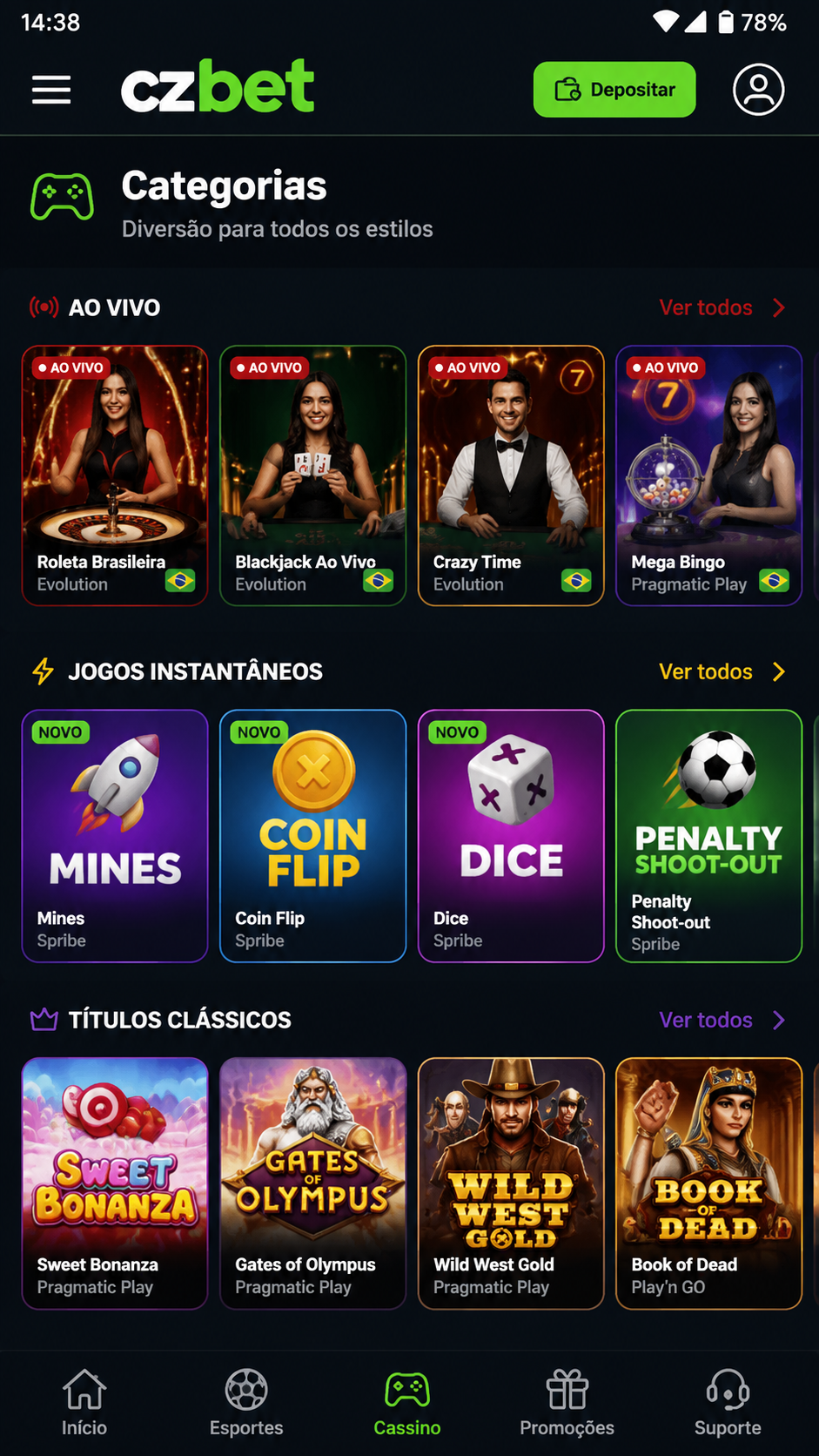 czbet screenshot
