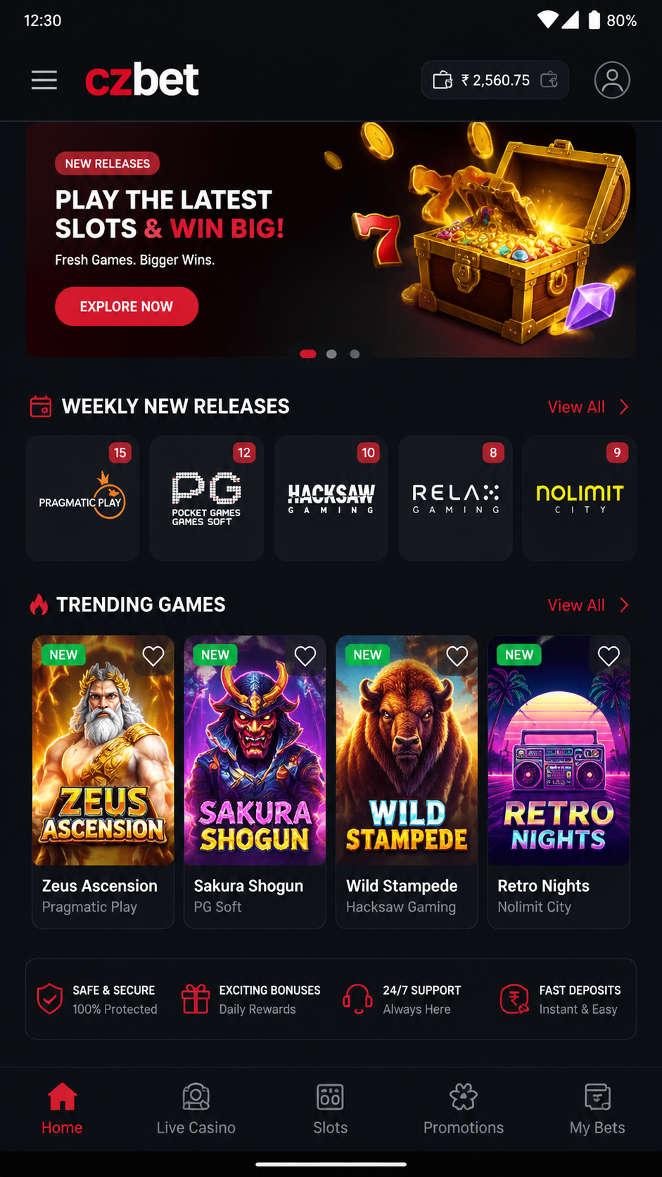 czbet screenshot