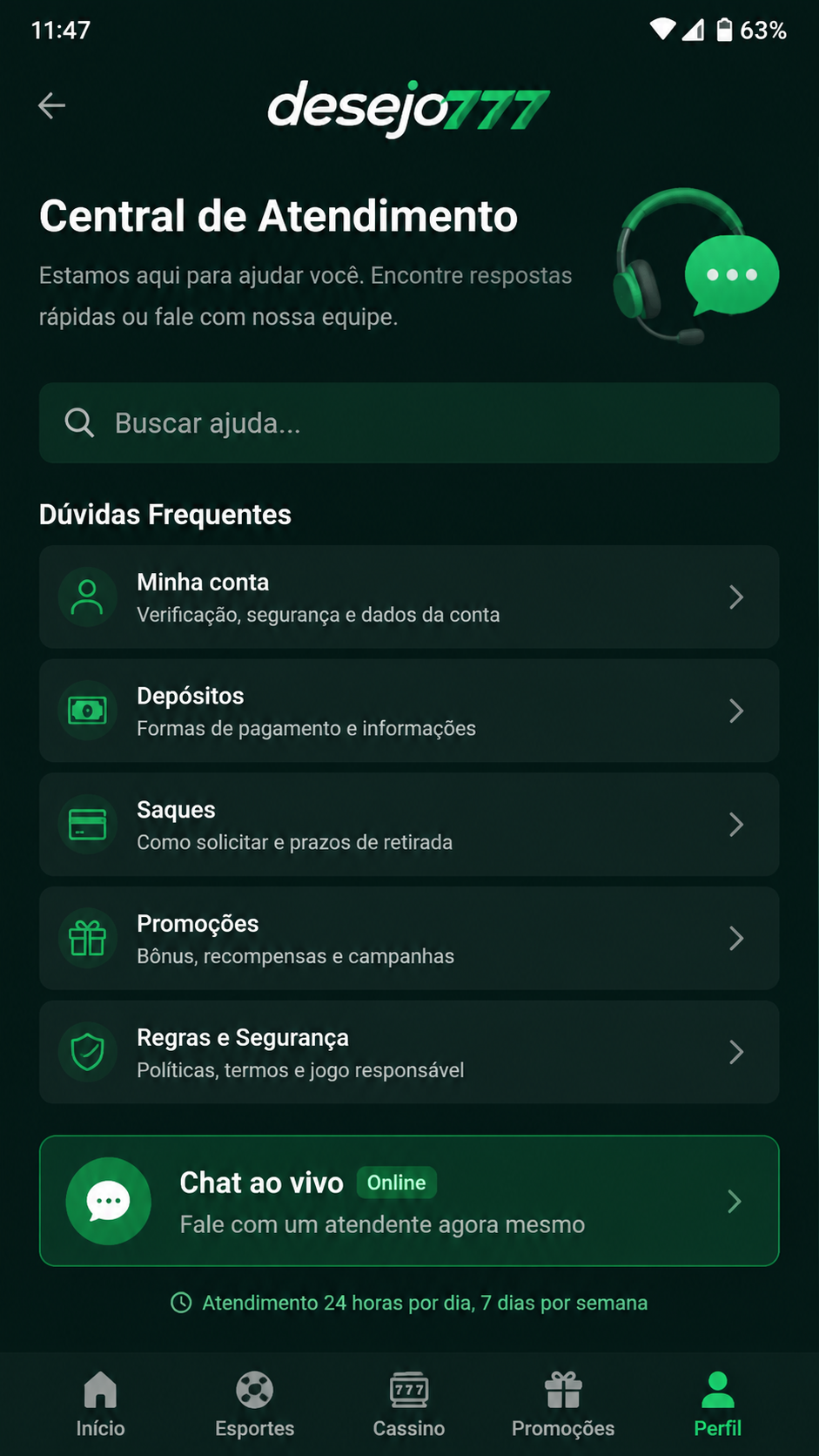 desejo777 screenshot